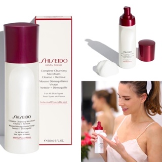 New Shiseido Cleansing Microfoam  180ml. คสบ. ไทย