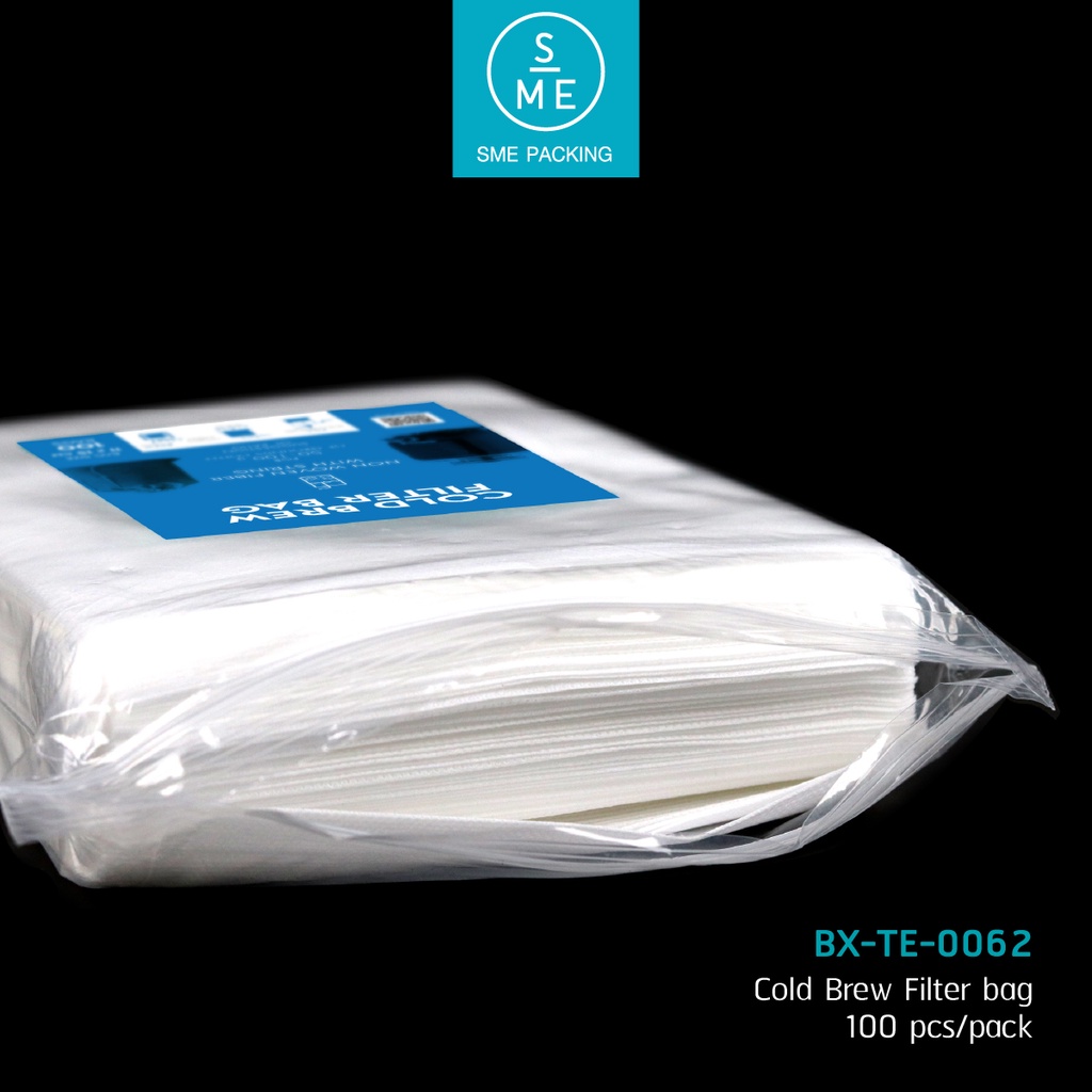 SME Packing | ถุงกรองสำหรับกาแฟ แพ็ค 100 ชิ้น (Cold Brew Filter Bag) ขนาด 11*15 Cm - รูปที่ 2