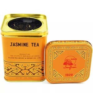 พร้อมส่ง! Jasmine Tea ชามะลิ ชามะลิจีน CHINA TEA ตรา Sunflower ชาจีนที่โด่งดัง ตำนานชาหอมมะลิจีน 120g/227g/454g