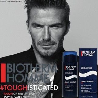 BIOTHERM Homme Force Supreme Total Reactivator Anti Aging Gel 50ml ผลิตภัณฑ์บำรุงผิวหน้าผู้ชายสูตรพิเศษช่วยลดริ้วรอย