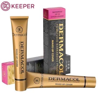 Dermacol รองพื้นแต่งหน้ากันน้ำรองพื้นปกปิดสูง14สี1ออนซ์/30กรัม【 Keeper】