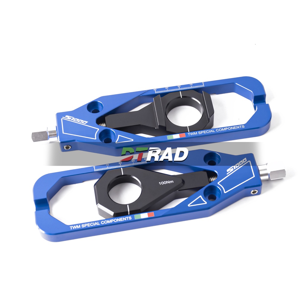 TWM WSBK BILLET CHAIN ADJUSTERS สําหรับ BMW S1000R K63 S1000RR K67 S1000RR 2009-2022 HP4 สําหรับ Yam