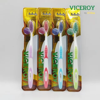 VICEROY แปรงสีฟัน ขนแปรงนุ่ม ซอฟท์ & คลีน ป้องกันลื่น รุ่น Colors Thin (คละสี)