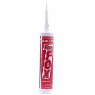 กาวซิลิโคน อคีลิค อคิลิค (Acrylic Sealant) Red Fox ทาสีทับได้มีสีให้เลือก