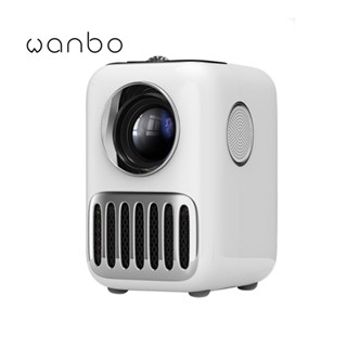 Wanbo T2R Max Native 1080P 4K โปรเจคเตอร์ มินิโปรเจคเตอร์ โปรเจคเตอร์พกพา Android 9.0อัตโนมัติ รับประกัน 1 ปี