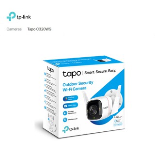 TP-LINK Tapo C320WS Outdoor  สำหรับใช้งานภายนอก ประกันศูนย์ 2 ปี ความคมชัดระดับ 4 ล้านพิกเซล