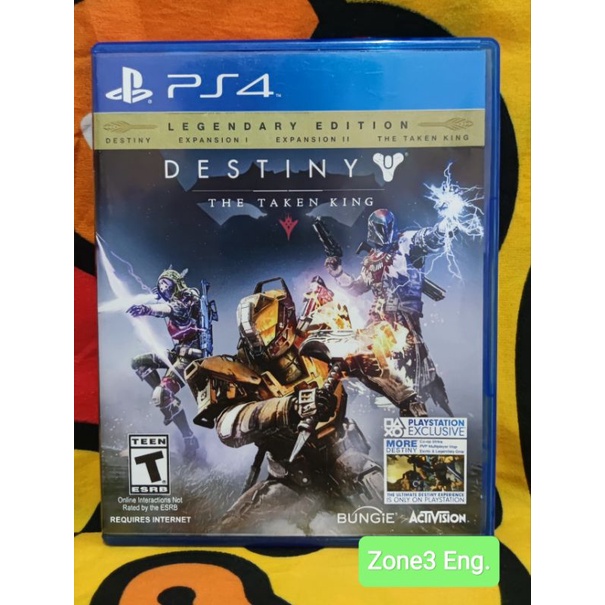 แผ่นเกมส์ PS4 Destiny (The taken king)