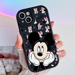 เคสมือถือ TPU แบบนิ่ม ลายมิกกี้เมาส์ พร้อมฝาครอบเลนส์กล้อง สําหรับ Huawei Nova Y60 Y70 Y90 5T 7i 7 8 9 10 SE P30 P40 P50 Mate 30 40 Pro Y9 Prime 2019 Y7a Honor 10 20i | Xmd192