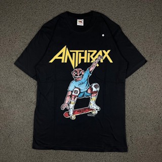 เสื้อยืด พิมพ์ลายผลไม้ Antrax