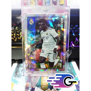 การ์ดนักฟุตบอล Topps merlin Heritage 97 2022 Soccer Game 135 vinicius junior (แถม Topload+teambag)
