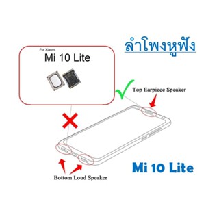 ลำโพงหูฟัง mi 10 Lite