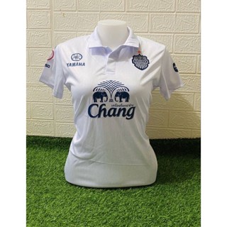 KS85-เสื้อกีฬาคอปกหญิงผ้าไมโครเข้ารูปสวยใส่ออกกำลังกายใส่คู่กับเกงกีฬาสวยมาก สุ่มลายเลือกสีได้เนื่องจากสินค้า
