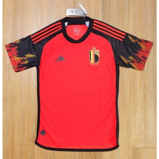 !!!เสื้อบอล เกรดนักเตะ ทีมชาติ เบลเยียม Belgium Player Kit 2022/23 (พร้อมส่ง)