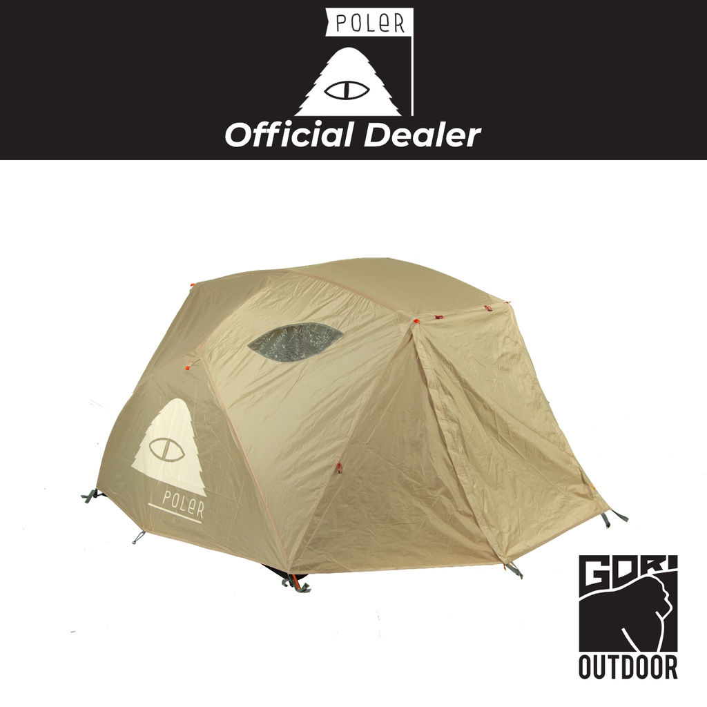 Poler 2+ Person Tent Limited Edition Sandshell เต็นท์นอน เต็นท์ขนาดเล็ก เต็นท์พกพา