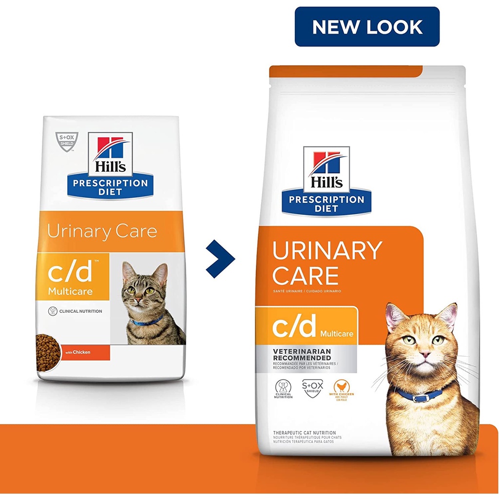 [3.8kg] Hill's c/d Urinary อาหารแมวโรคนิ่วชนิดสตรูไวท์ กระเพาะปัสสาวะอักเสบ