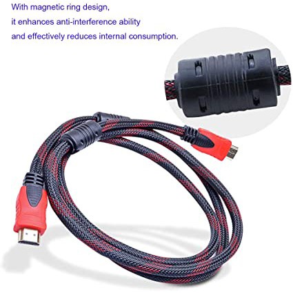 1.5M / 3M / 5M / 10M / 15M / 20M สาย HDMI ความเร็วสูง V1.4 3D Full HD 1080P สายไนลอน