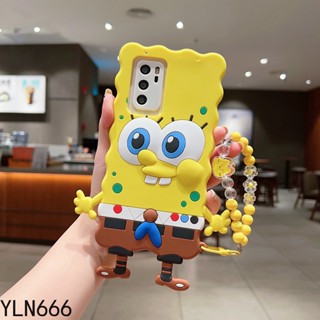 เคสซิลิโคนนิ่ม ลายการ์ตูน พร้อมสายคล้อง สําหรับ Realme 5 6 6S 7 8 9 PRO 9i 8i 7i 6i 5i 5s C3 C17 C15 C12 C11 C21Y C21 C31 C35 C20 V5 V11 X7 PRO A96 A76 โทรศัพท์มือถือ ph