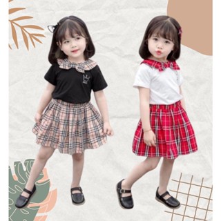 BURBERRY ชุดเดรส สําหรับเด็กผู้หญิง อายุ 1-5 ปี