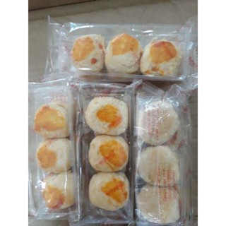 ขนม ขนมเปี๊ยะ ไส้ถั่วบด ของกิน ของฝาก หอม อร่อย มี3ลูก