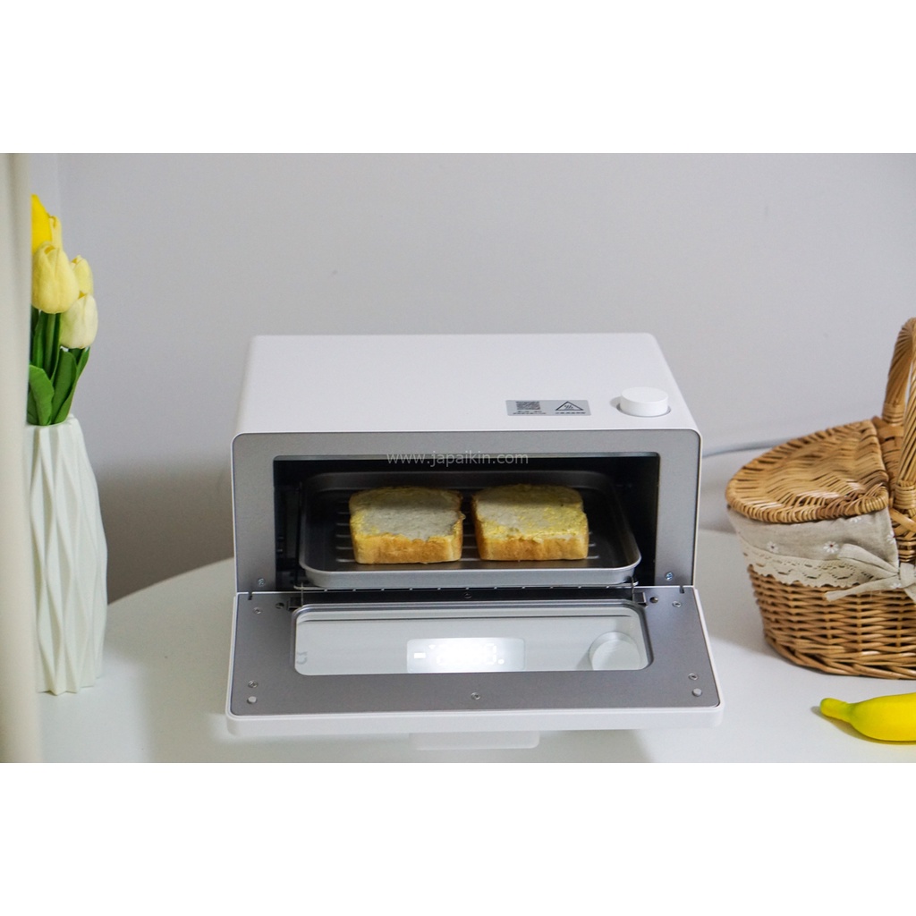 มือสองใช้น้อย Xiaomi Mijia Smart Steam Oven Toaster เตาอบไอน้ำ 12L 1300วัตต์ เครื่องปิ้งขนมปังไอน้ำ เซี่ยวมี ลด 50%