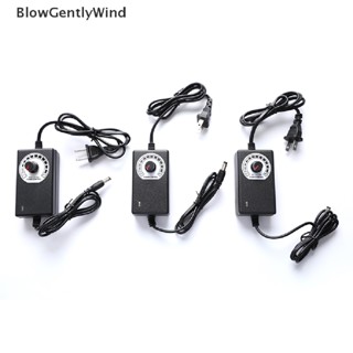 Blowgentlywind อะแดปเตอร์ควบคุมแรงดันไฟฟ้า AC DC 100-220V เป็น DC 1-24V 3-12V 2A ปรับได้