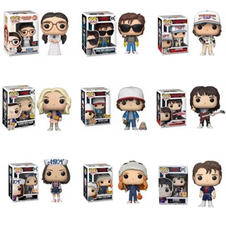 ฟิกเกอร์ไวนิล Funko Pop Stranger Things Dustin Dart Eleven Suzie Steve Robin Eddie Punk Max ของเล่นสําหรับเด็ก