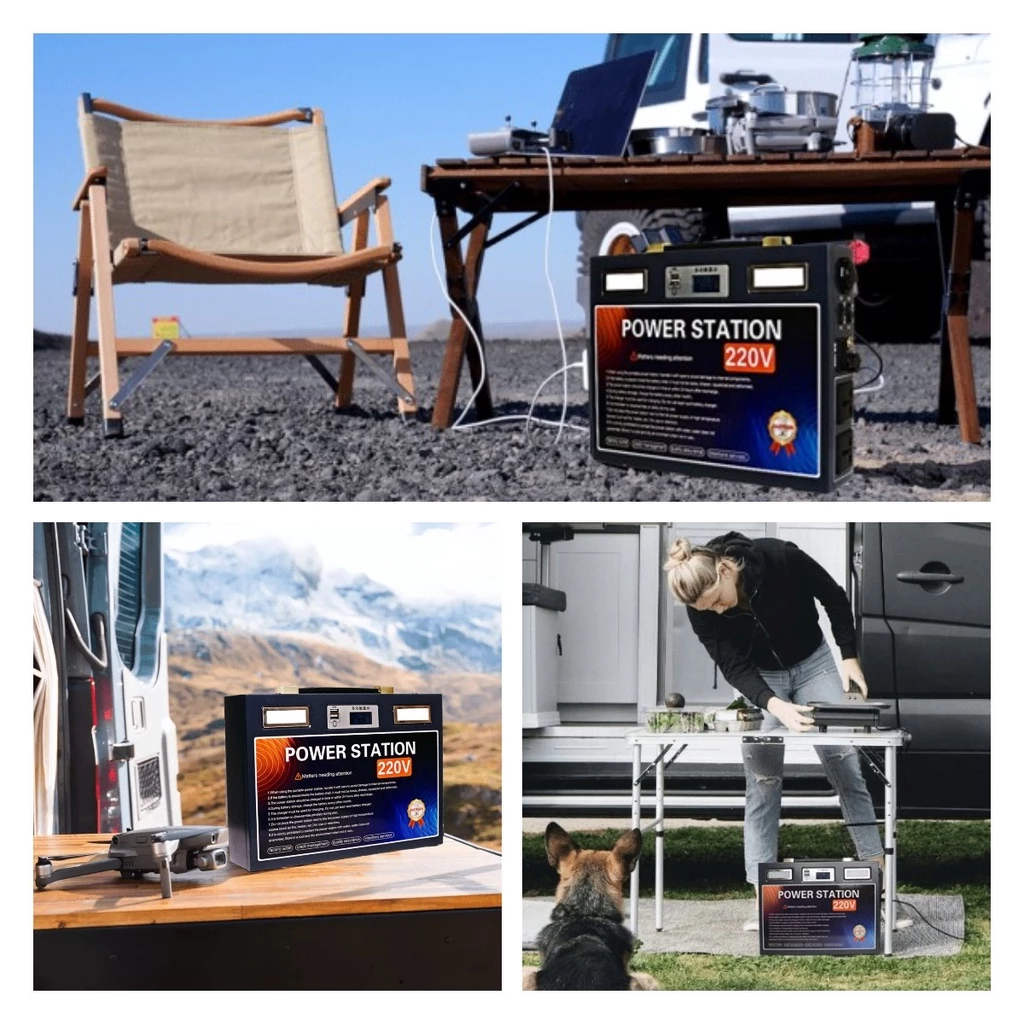 power box power station camping  แคมป์ปิ้ง 1200W ไฟสำรองแคมปิ้ง 220V อุปกรณ์แคมปิ้ง เครื่องสำรองไฟ แคมป์ปิ้ง กล่องสำรองไ thumbnail 5