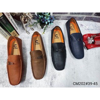 CM202รองเท้าหนังหุัมส้นพื้นเตี้ยไซส์39-45มี4สี