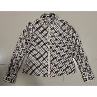 เสื้อเชิ๊ตแขนยาว burberry ลาย nova check ออริจินัล