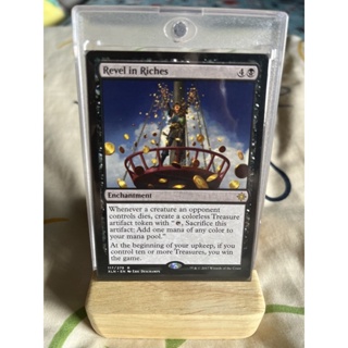 การ์ด MTG Revel in Riches Black Magic the gathering EDH รุ่น Ixalan สภาพ nm