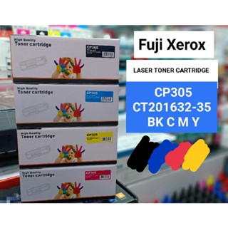 หมึกเทียบเท่า fuji xerox CP305 CT201632-CT201635 BKCMY ชุด4สีFor Fuji Xerox DocuPrint CP305d/CM305df