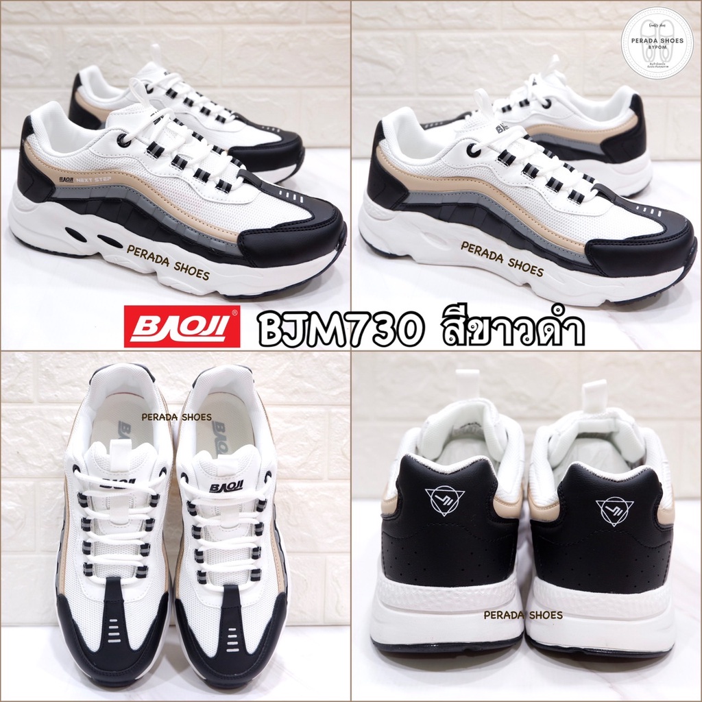 sale BAOJI แท้💯% รองเท้าผ้าใบ รองเท้าผ้าใบชาย รุ่น BJM730 / BJM835 ไซส์ 41-45
