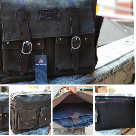 SEMINAR BAG / SEMINAR KIT / IMPORTED POLO WINSTAR CANVAS SLING BAG