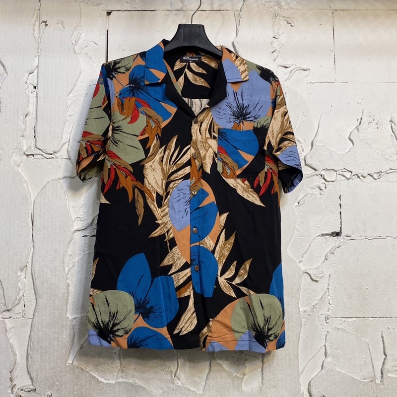 เสื้อเชิ้ตฮาวายลายสุดฮิต 9 แบบ มะพร้าว หน้าวัว M-4Xl ผ้าสปันไม่ร้อน เย็นสบาย ผ้านิ่ม ใส่ได้ทั้งชายหญิง