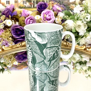 Spode Archive Collection Sunflower Green Mug แก้วมัก ถ้วยมัก