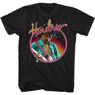 Circle Jimi Hendrix T-Shirt เสื้อแฟชั่นผญ เสื้อยืดถูกๆ