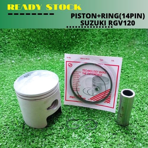Suzuki RGV120 (คุณภาพสูง) ชุดลูกสูบ และแหวน (STD/0.25/050/0.75/100/150/200)