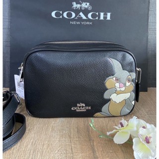 💯 รุ่นใหม่เลยค่ะ สายยาวคริสบอดี้💥NEW COACH CROSS BODY BAG 💰Disney x Coach Camera Bag