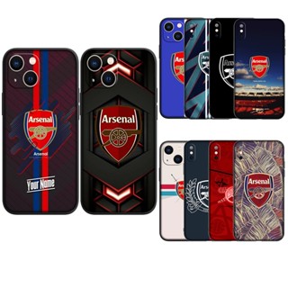 Qn10 เคสโทรศัพท์มือถือ ซิลิโคนนุ่ม ลาย Arsenal Club สําหรับ iPhone 13 Pro Mini XS Max