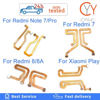 แท้ ปุ่มโฮมสแกนลายนิ้วมือ สําหรับ Xiaomi Play Redmi 7 Note 7 Pro 8 8A