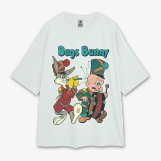 เสื้อยืด โอเวอร์ไซซ์ ลาย Bugs Bunny สไตล์วินเทจ