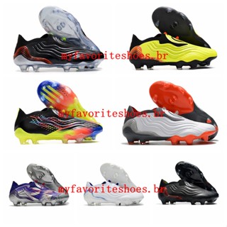 รองเท้าฟุตบอล COPA SENSE+ FG Cleats World Cup สําหรับผู้ชาย ไซซ์ 39-45 สีดํา สีขาว 00123 2022