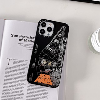 Casetify เคสโทรศัพท์มือถือ TPU กระจก กันกระแทก ลายตัวอักษร Star Wars มีลายด้านข้าง สําหรับ iPhone 14 Pro MAX 14 Plus 13 Pro MAX 12 Pro MAX 11