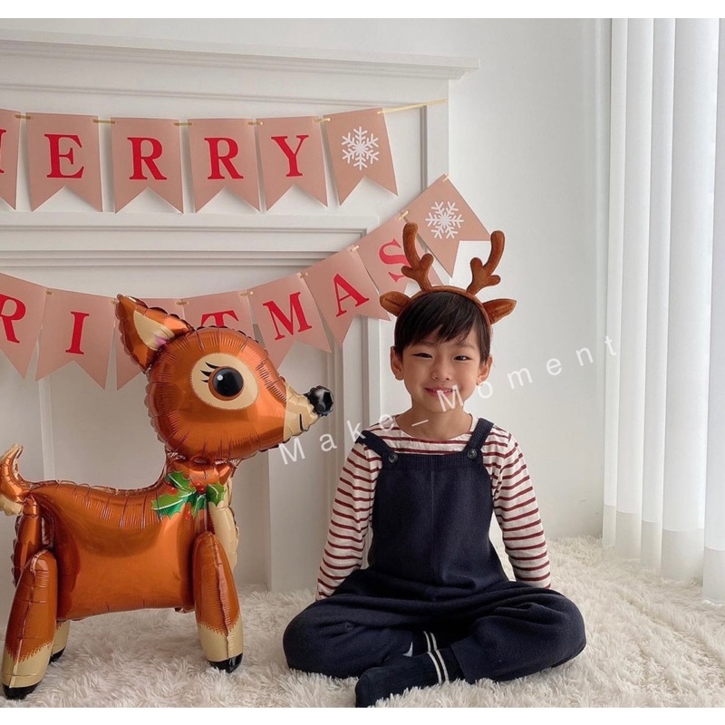 (ร้านไทยส่งไว ส่งทุกวัน) คริสมาส  คาดผมกวางเรนเดียร์ Reindeer วัน Christmas