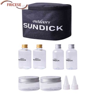 Sundeck ชุดขวดใส่เครื่องเทศ เกลือ ซอสบาร์บีคิว แบบพกพา 9 ชิ้น [ราคา]