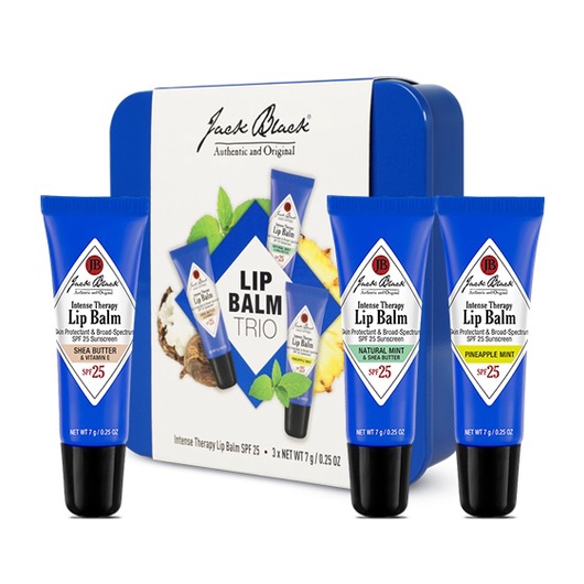 พร้อมส่ง ของแท้ Jack Black Intense Therapy Lip Balm SPF25 (3g/7g)  (Various Formula)/ NightMode Lip Treatment (7g)