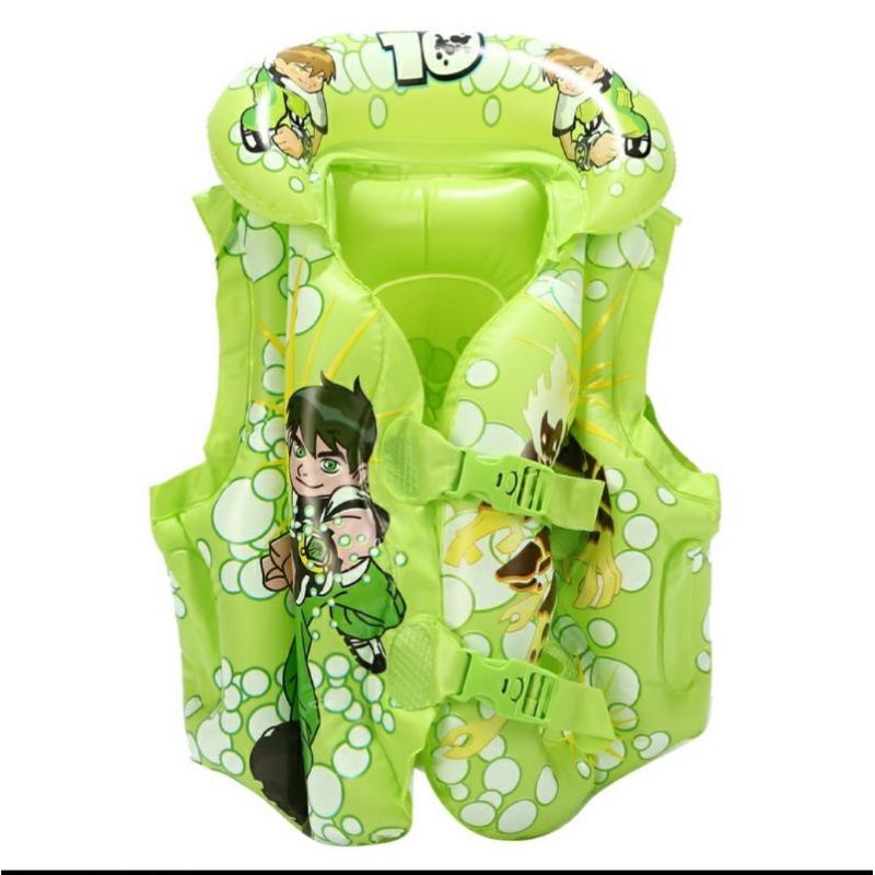◊┋Children Safety Jacket Swimming Suit Inflatable Kids Safety Baby Life Swimming Vest Jacket Baju Pelampung Berenang Bu #8