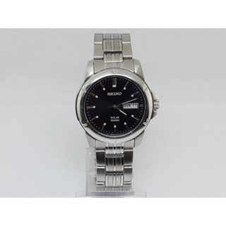 นาฬิกา SEIKO MENS SNE093 SOLAR BLACK DIAL (มือสอง) NO.01