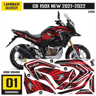 สติกเกอร์รูปลอก สําหรับ Honda CB 150X NEW 2021-2022 SH006002 เคลือบเงา / doff พร้อมทั้งหมด