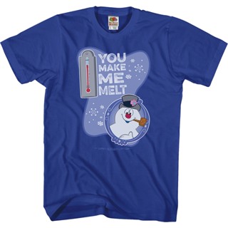 You Make Me Melt Frosty The Snowman T-Shirt เสื้อแฟชั่นผญ เสื้อเบลาส์